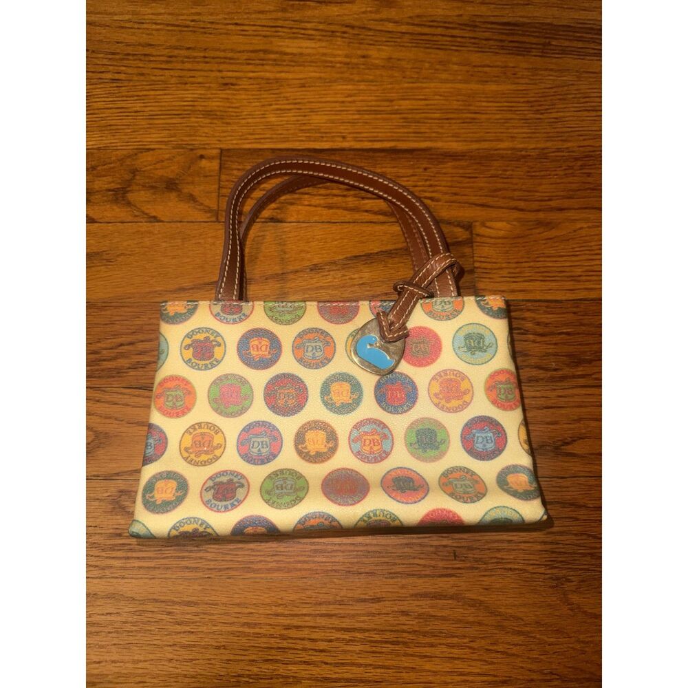 Dooney & Bourke Multicolor DB Logo Mini Handbag Y2K